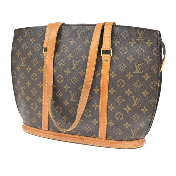 LOUIS VUITTON BABYLONE Shoulder Bag Monogram Leather Brown France - Picture 1 of 16